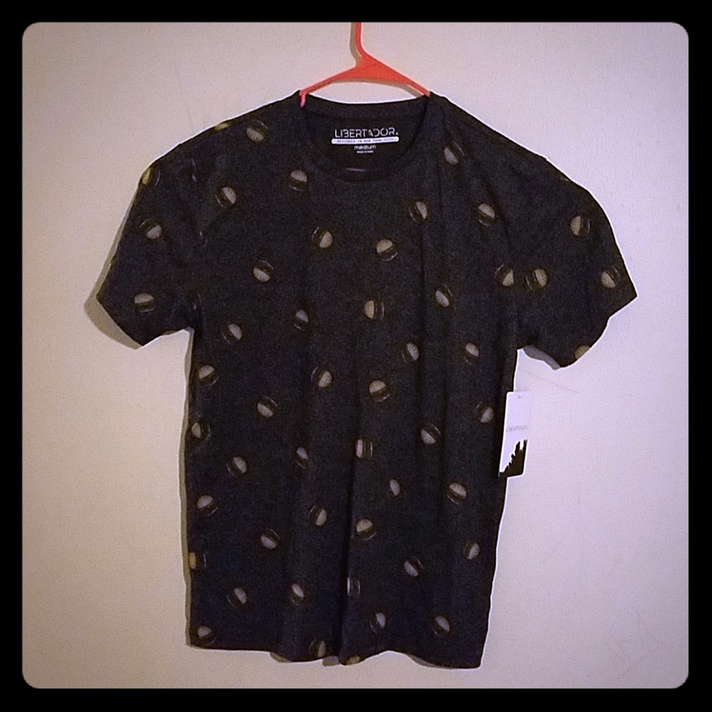 Libertador "hamburger" Men's short sleeve shirt